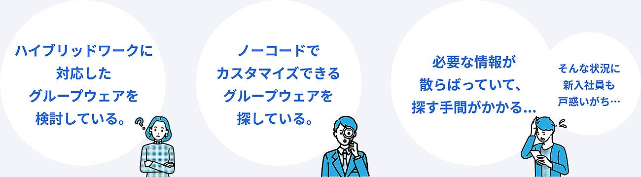 社内ポータルサイトでのお悩み